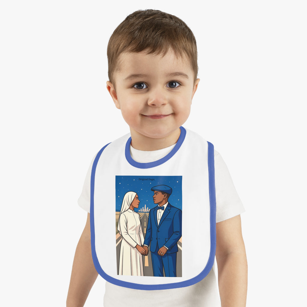 Stylish Baby Bib with Contrast Trim, Perfect Gift for New Parents, Baby Shower Essential, Cute Baby Accessories, Newborn Outfit, [...]