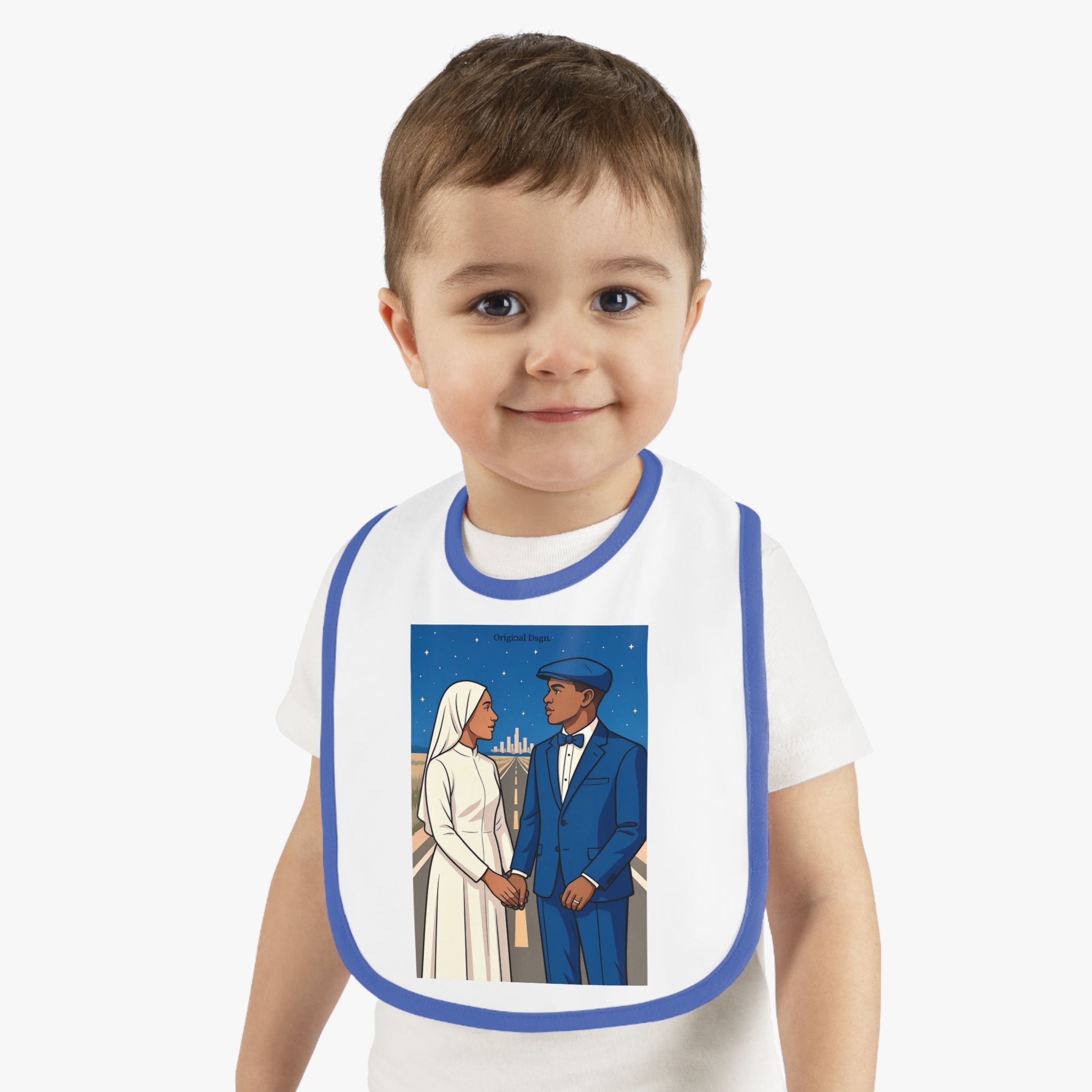 Stylish Baby Bib with Contrast Trim, Perfect Gift for New Parents, Baby Shower Essential, Cute Baby Accessories, Newborn Outfit, [...]