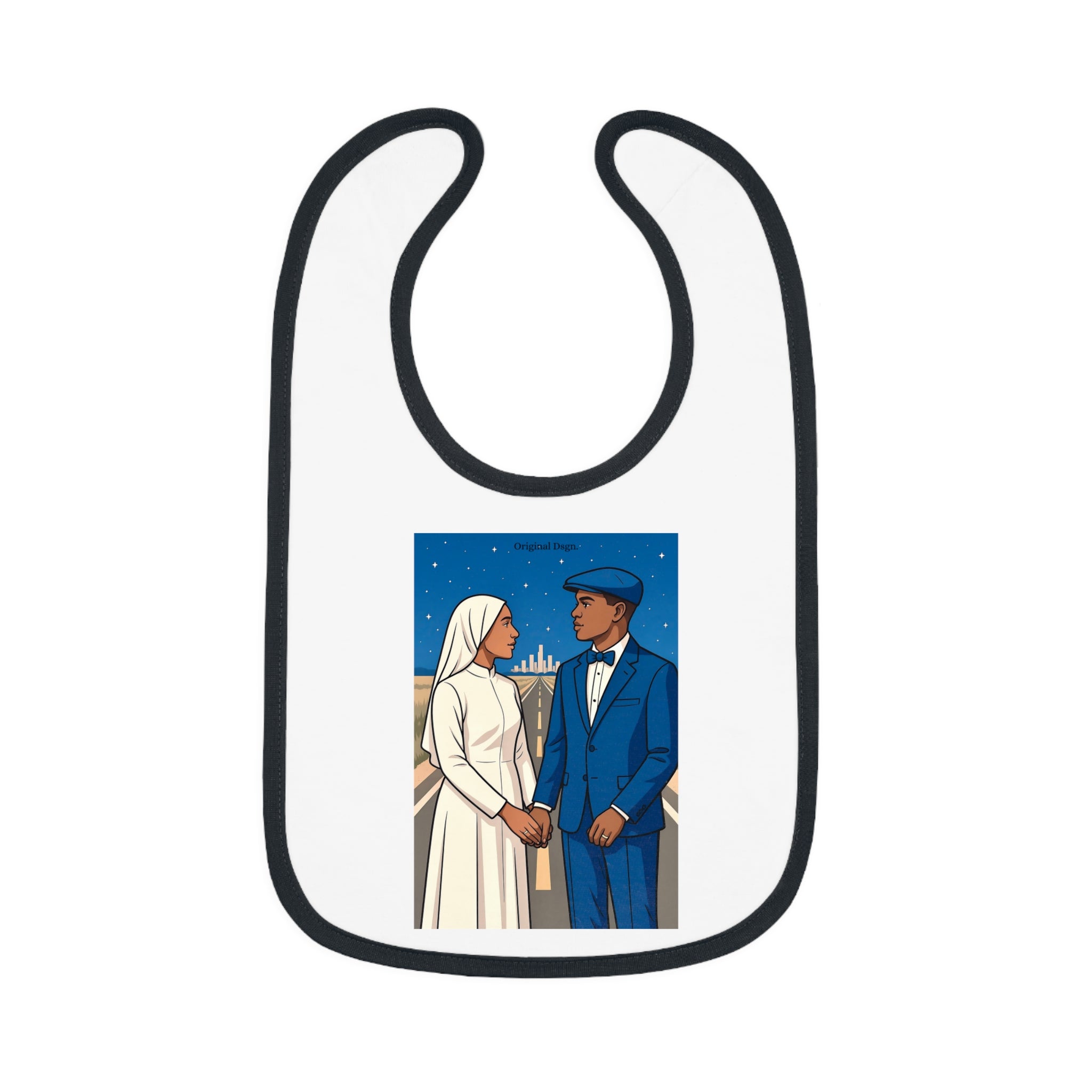 Stylish Baby Bib with Contrast Trim, Perfect Gift for New Parents, Baby Shower Essential, Cute Baby Accessories, Newborn Outfit, [...]