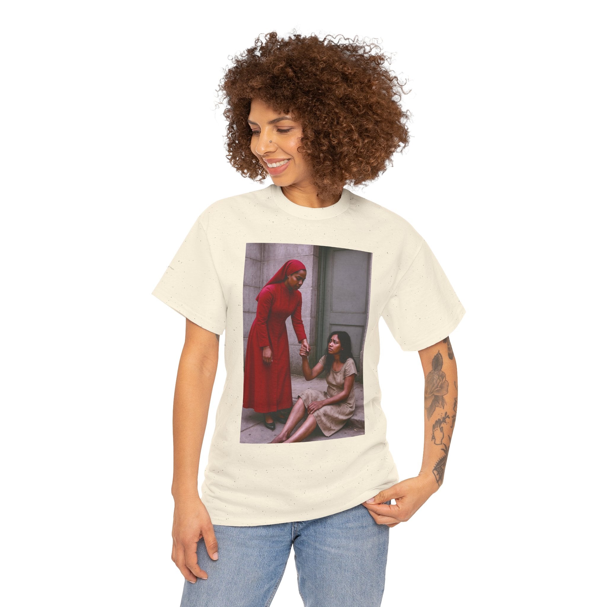 Artistic Unisex Tee - Feminine and Bold Design, Comfortable Cotton Shirt for Everyday Wear, Fashion Statement, Gift for Friends