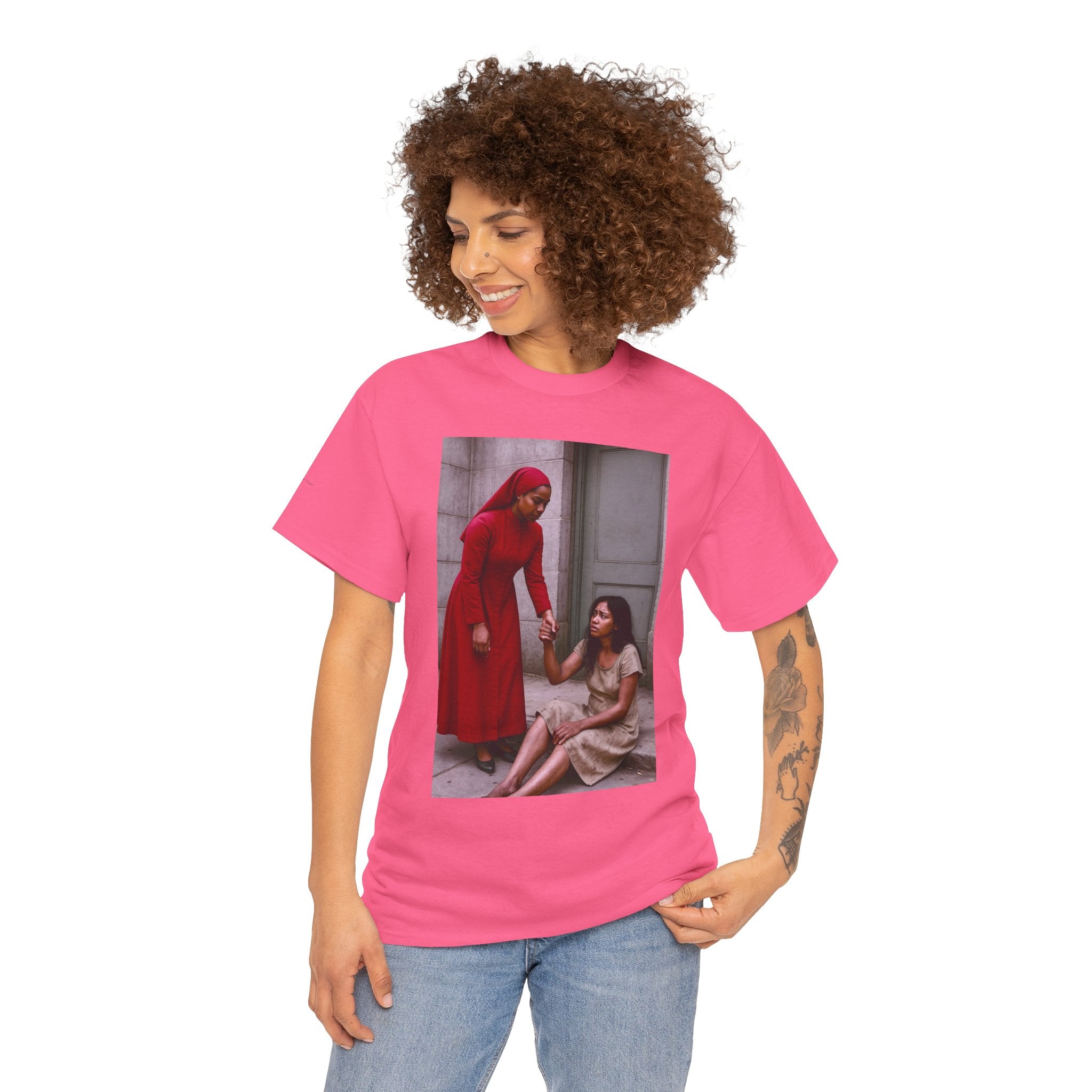 Artistic Unisex Tee - Feminine and Bold Design, Comfortable Cotton Shirt for Everyday Wear, Fashion Statement, Gift for Friends