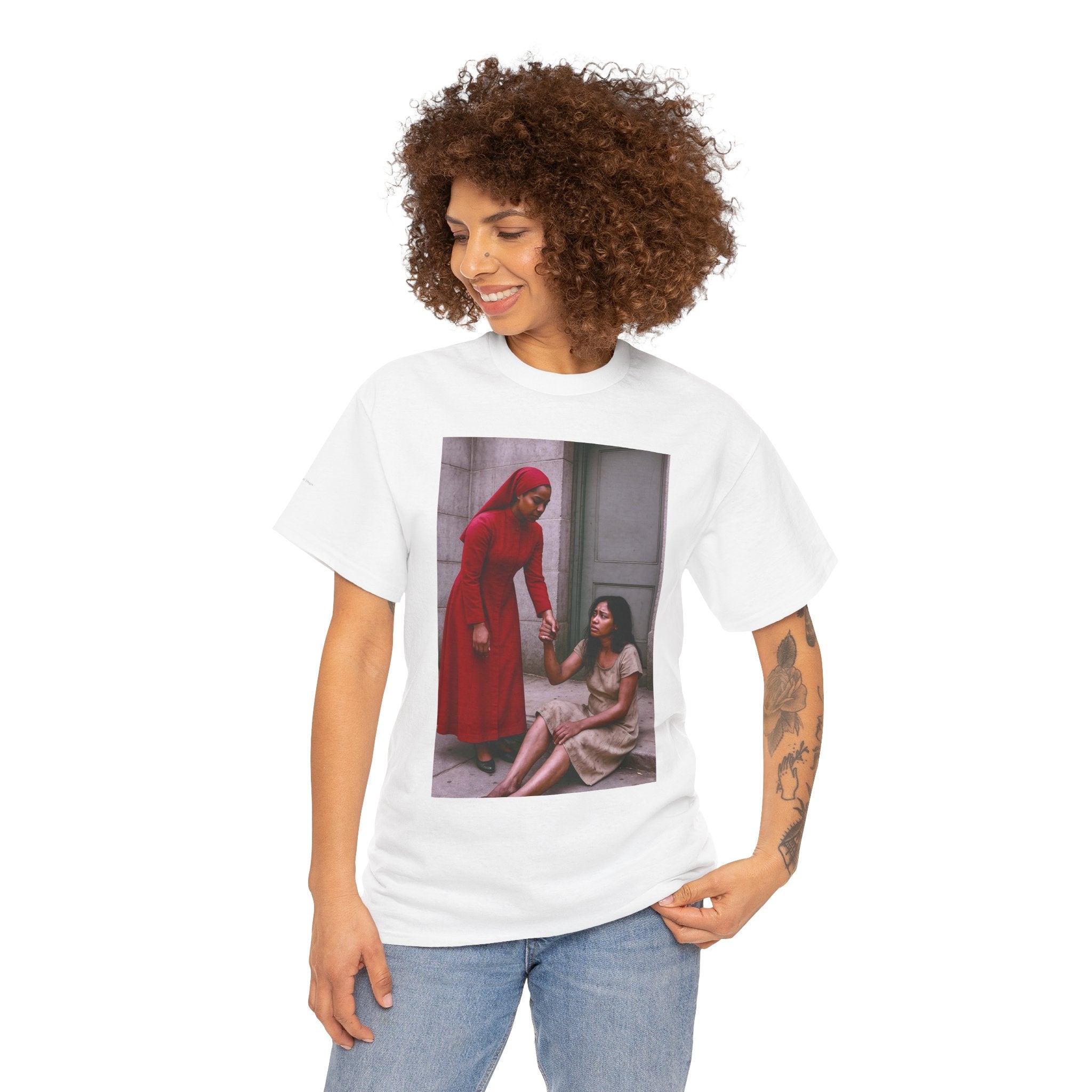 Artistic Unisex Tee - Feminine and Bold Design, Comfortable Cotton Shirt for Everyday Wear, Fashion Statement, Gift for Friends