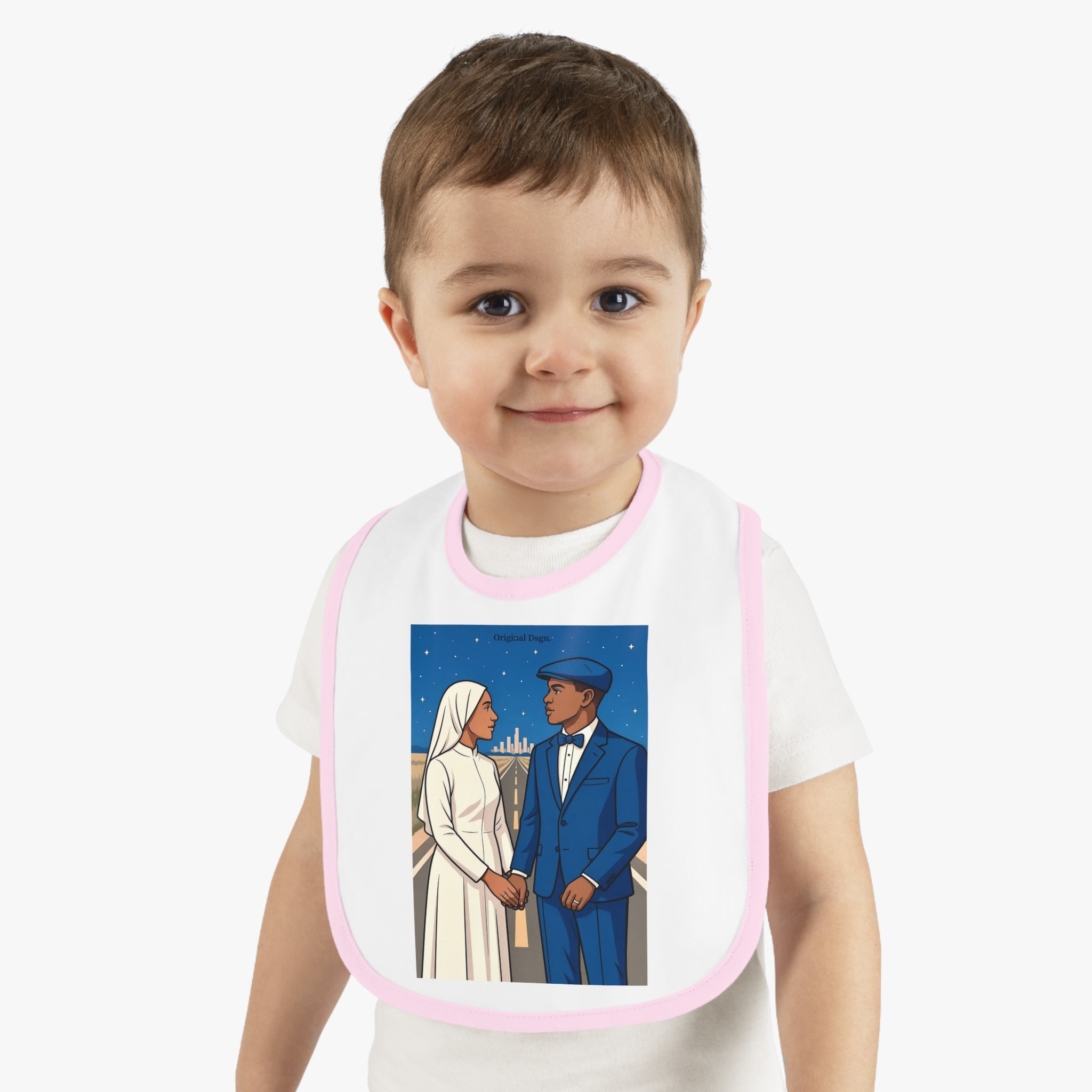 Stylish Baby Bib with Contrast Trim, Perfect Gift for New Parents, Baby Shower Essential, Cute Baby Accessories, Newborn Outfit, [...]